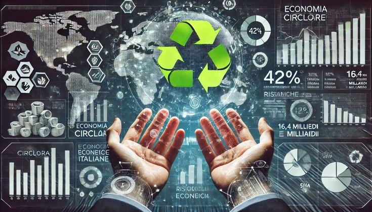 Economia circolare 2024 Italia al 14% del potenziale